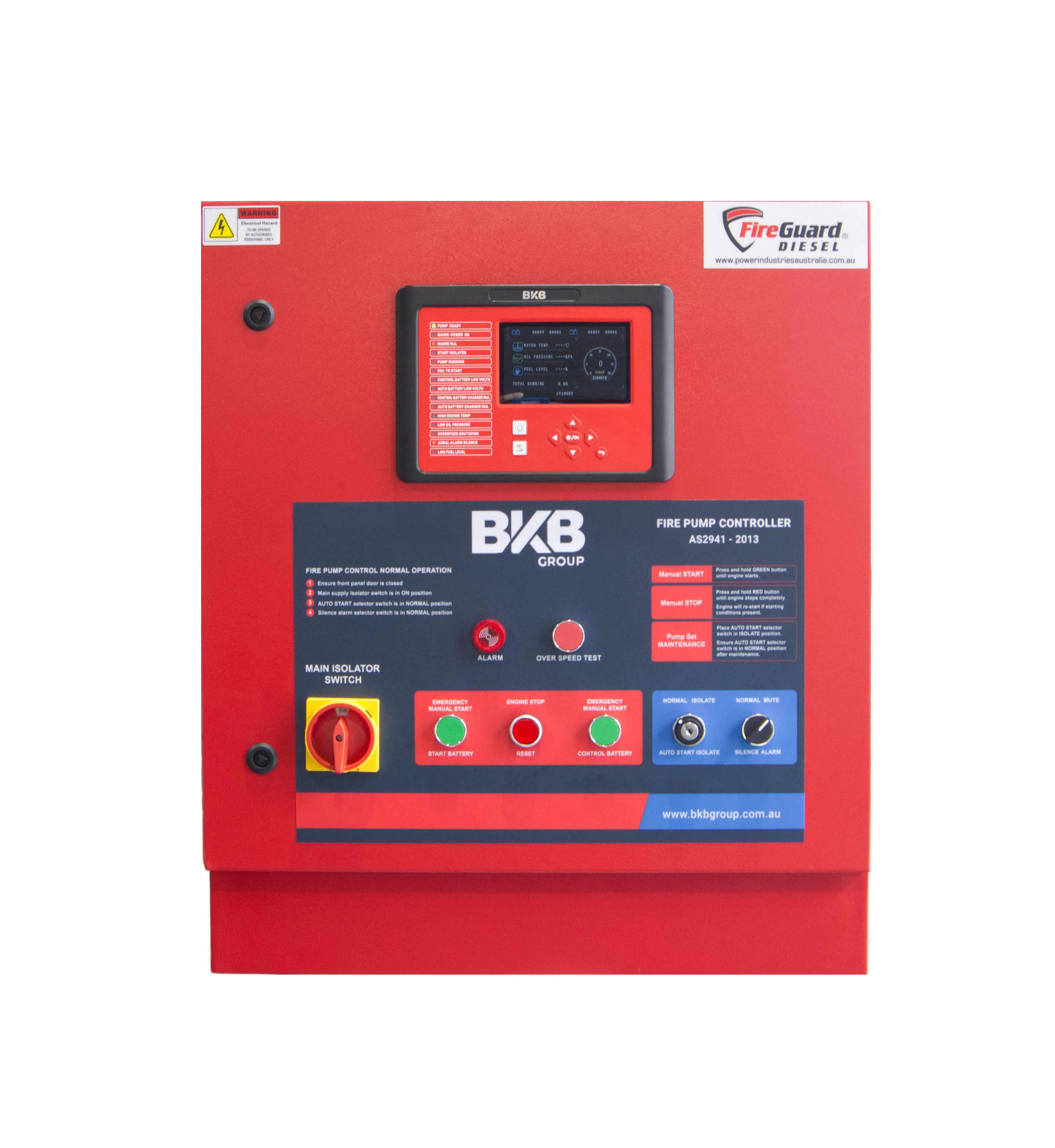 FireGuard Pro Diesel Control Panel 12V